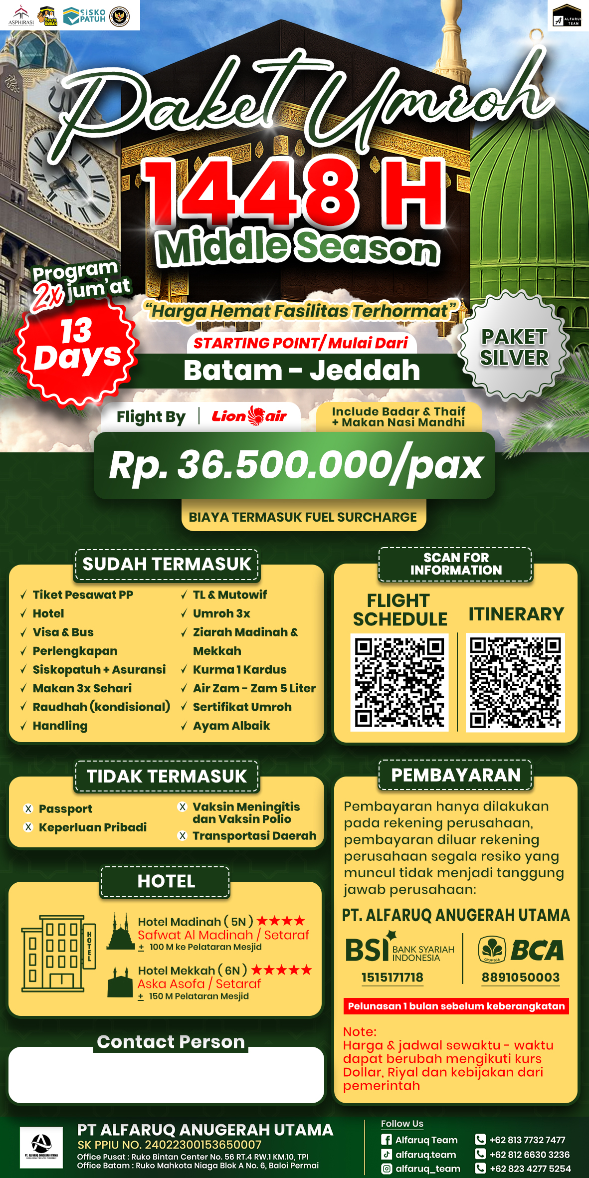 Paket PAKET SILVER MIDDLE SEASON 1448H