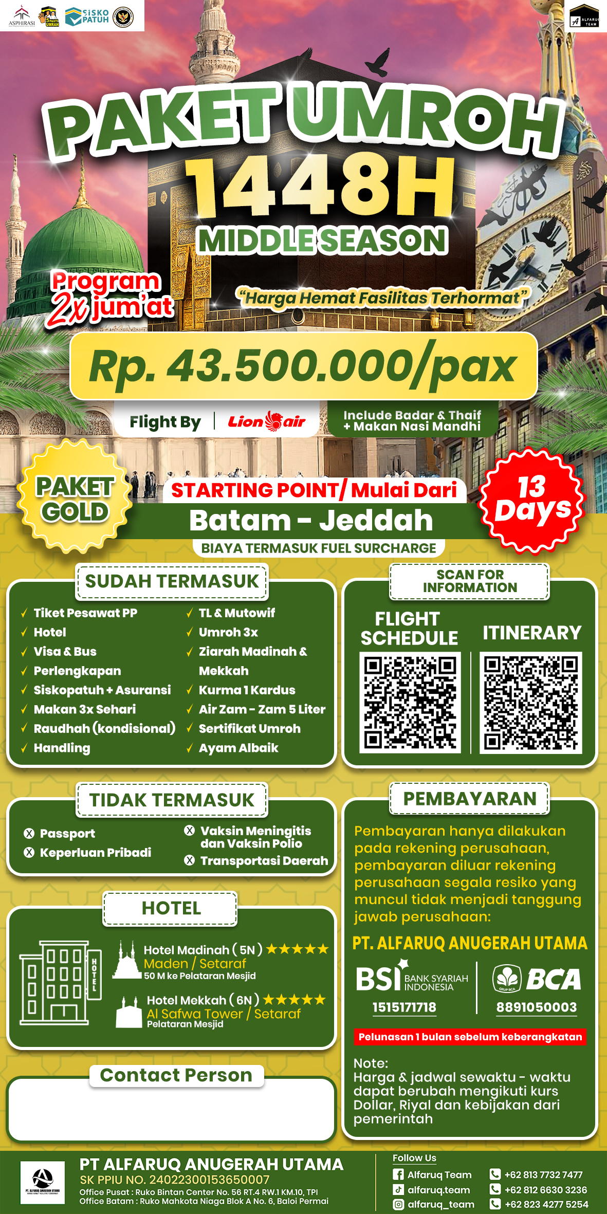 Paket PAKET GOLD MIDDLE SEASON 1448H